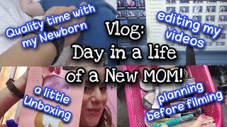 VLOG: Day in a life as a New MOM/ فلوغ يوم من حياتي كأم جديدة