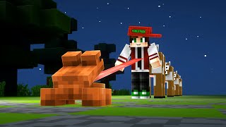 MINEGREEN vs FROG (4k video) - Minecraft #shorts