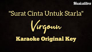 Virgoun - Surat Cinta Untuk Starla (karaoke version no vocal - original key)