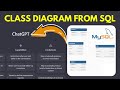 Class Diagram From SQL With GPT | Membuat Class Diagram From SQL With GP
