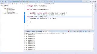 java program with infinite loop