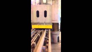 3,500 Ton Lake Erie 4 Post Hydraulic Press with Rubber Pad