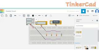 Parallel circuit using TinkerCad