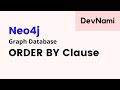 Neo4j - How to Use ORDER BY Clause