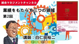 業績をもたらす三つの領域（第2回）／「創造する経営者」P.F.ドラッカー（著）／読書会・セミナー動画