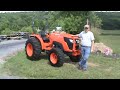 2016 kubota mx5200 hst tractor 540 pto rear remotes hydro for sale