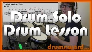 ★ Fear Of A Blank Planet (Porcupine Tree) ★ Drum Lesson | How To Play Drum Fill & Solo (Harrison)