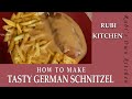 HOW TO MAKE TASTY GERMAN SCHNITZEL। #RUBIOWNKITCHEN #GERMANSCHNITZEL