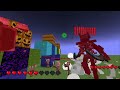 mutant wither skeleton vs all zombie bosses battle minecraft mobs