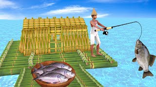 बांस हाउस मत्स्य पालन Bamboo House Fishing Comedy Video Hindi Kahaniya New Funny Hindi Comedy Video