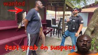 Bounty Hunter Find Wanted Fugitive Outside At The Bar. Summerville, South Carolina