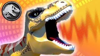 What's The LOUDEST Dinosaur? Roar-O-Meter Showdown! | LEGO JURASSIC WORLD