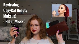 ASMR~ Reviewing CopyCat Beauty Makeup - Danielle Bregoli’s Endorsed Makeup!