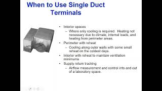 Variable Air Volume (VAV) Terminal Units - Webinar 6/19/20