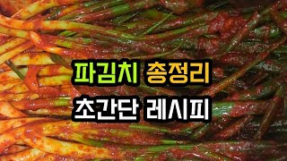 파김치 레시피 총정리/요렇게만 담그세요! 너무 간단해요!