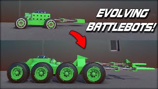 Evolving the Best BattleBot by Survival of the Fittest! (Trailmakers Multiplayer Gameplay)