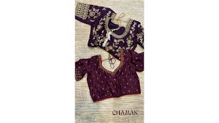 PURPLE ZARDOSI BLOUSE |HANDWORK BLOUSES| Blouse Specialist | Sarla Creations