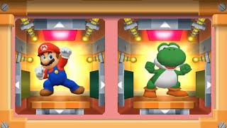 Mario Party 7 Minigames - 8 Player Ice Battle - Mario Yoshi vs Peach Toadette vs Wario Boo ( Brutal)