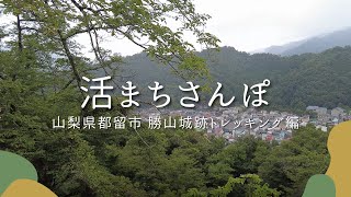 【活まちさんぽ】山梨県都留市 勝山城跡トレッキング編