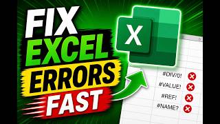 Excel Error Messages Explained (Fix #DIV/0, #NAME, #REF Fast)