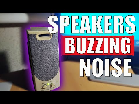 COMPUTER SPEAKERS MAKING BUZZING NOISE FIXED