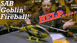 SAB Goblin Fireball 100MPH Rc Helicopter… PLEASE HELP ME SET IT UP!!!!