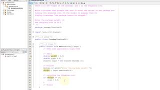 Java Tutorial 19 - Exercise - Shipping cost