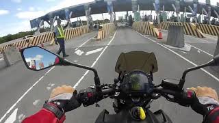 Big bike sinita sa Nlex napagkamalang hindi big bike.