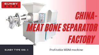 SUNBY deboner/MDM machine/deboning machine for poultry with a input capacity of 500-700kg/hr