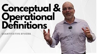 Conceptual vs Operational Definitions for Quant Dissertations | Understand the Difference