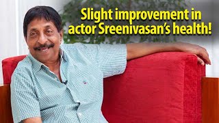 Why was veteran actor Sreenivasan admitted to hospital?