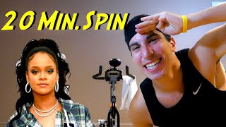 Rihanna 20 Minute Spin Class | Get Fit Done