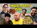 BENGALURU HOUSE PARTY WITH FRIENDS | COOKING SNACKS BUTTER GARLIC MUSHROOM | GOBI 65 | Kannada Vlog