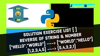 Solution Exercise Print Reverse || Python Tutorials in hindi
