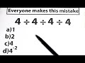 Want to PASS Algebra? Just Don’t make this common mistake! | Order of Operations