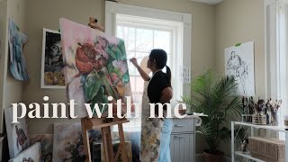 Cozy Paint With Me ☆ Relaxing Painting Timelapse | No Talking | Cozy Art Studio ☆ Katherine Schiller