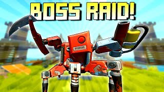 High Tier Raids! Will My Base Hold Up?  - Scrap Mechanic Survival Mode [SMS 52]