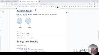 ICS4U More On Classes and Objects in Java