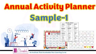 Annual Activity Planner Calendar Sample 1