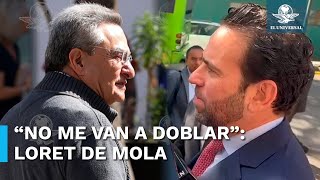 Carlos Loret de Mola asiste a juzgado por demanda de Pío López Obrador