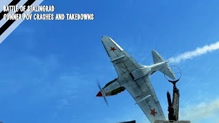 IL-2 Battle of Stalingrad - Gunner POV Crashes and Takedowns