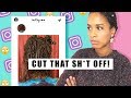 READING MEAN COMMENTS ABOUT MY  HAIR  - Transitioning Heat Damage | itsgloriapowell