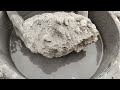 ASMR|| charcoalashes chunks water crumbing #satisfying #sandcement #asmrcommunity