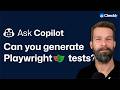 How good is GitHub Copilot at generating Playwright code?