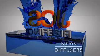 installing the radion diffusers