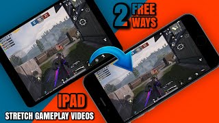 2 Free Ways to Stretch Gameplay Videos on iPad | Convert Aspect Ratio 4:3 to 16:9 (Hindi)