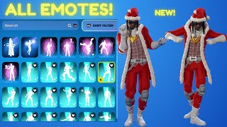 SANTA SNOOP DOGG Skin Showcase On 300+ Fortnite Dances