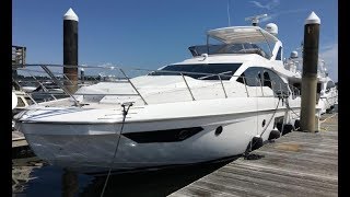 2019 Azimut 55 Flybridge Yacht For Sale at MarineMax Boston, MA