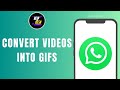 How to Convert Videos into GIF on WhatsApp