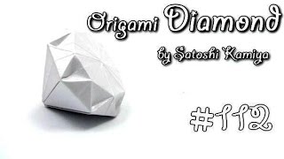 Origami Diamond  - Yakomoga Origami tutorial